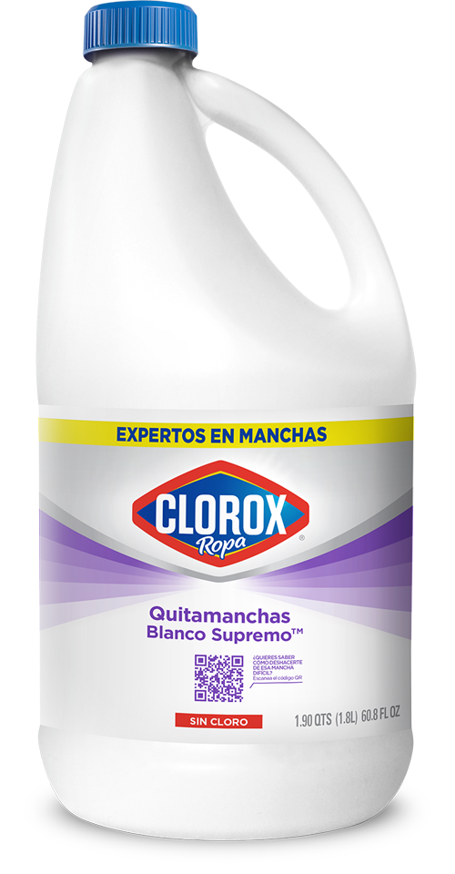 pub Sin sentido representación Clorox® Ropa Quitamanchas Blanco Supremo | Clorox Puerto Rico