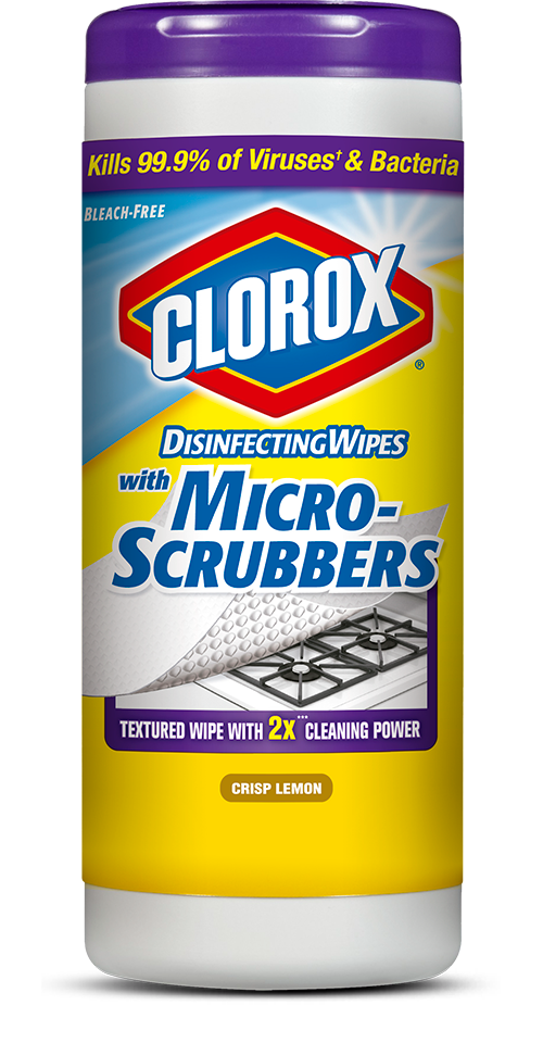 Clorox Disinfecting Wipes, Bleach Free Cleaning Wipes, Crisp Lemon